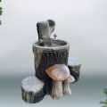 Fountain With Stumps And Mushrooms - 518