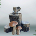 Fountain With Stumps And Mushrooms - 518