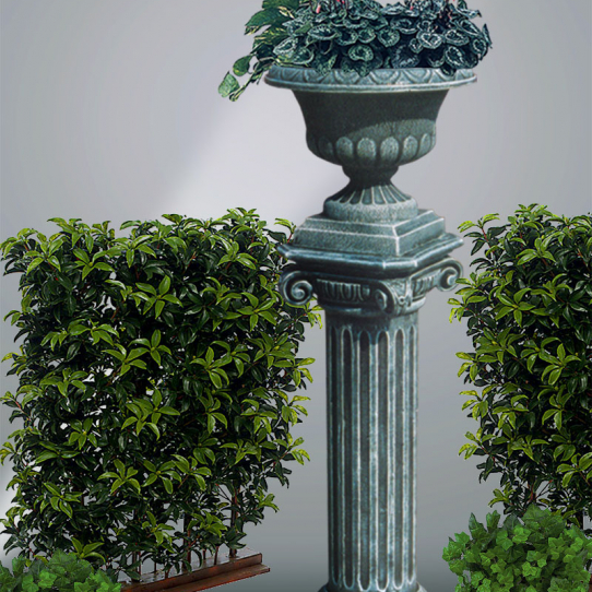 Column + Flower Pot - 131