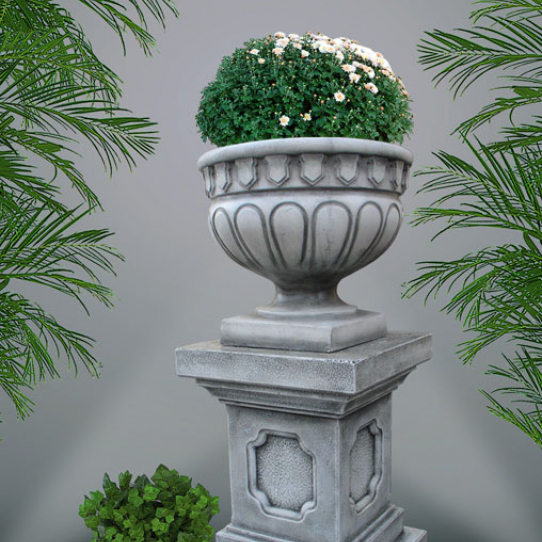 Flower Pot + Pedestal - 294