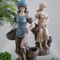 Statuette Woman With Baskets - 436