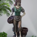 Statuette Woman With Baskets - 436