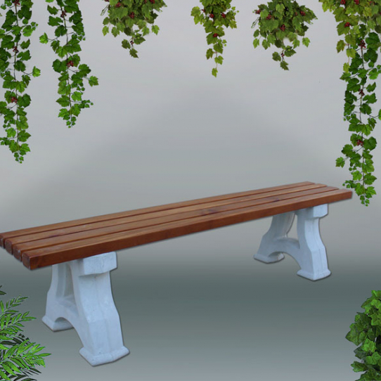 Garden Bench Without Back - 458